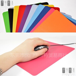 Colorful solid color ultra-thin computer student game mouse pad odorless non-slip gift factory wholesale foreign trade hot sale