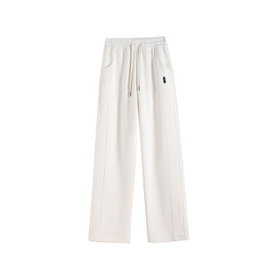 Spring and Autumn New Wide Leg Pants Women's Casual Pants All-match Narrow Slimming High Waist Loose Candy-colored Dummy Straight Pants