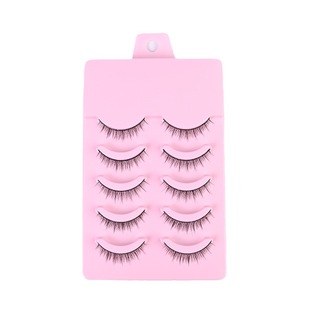 Hard stem false eyelashes three times big eye surgery! cosplay Deviruchi thick single eyelid double eyelid hard stem eyelashes
