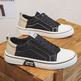 Men's 2024 Summer New Breathable All-match Skate Shoes Men's Soft-soled Casual Sports Trendy Fashion Canvas Shoes