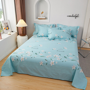 ins wind small fresh cotton sheets single piece 200x 230cm cotton sheets student dormitory bunk 1.2m bed