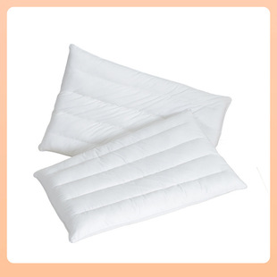 ✅ Elegant Green Rectangular Flat Neck Support Low Pillow Core Mother and Child Neck Protection Shaping Low Pillow Replacement