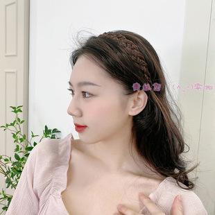 Fish Bone Braid Wig Hairband One-piece Braided Hair Headwear Braided Hair Headband 2021 New Style Internet Celebrity Braided Hair Stamp for Women