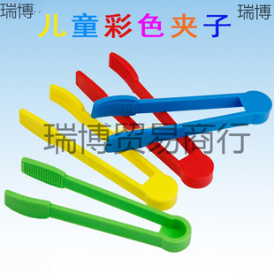 Montessori Clip Enlightenment Color Tweezers Kindergarten Montessori Beads Fine Work Flat Baby Tools Candy Clip