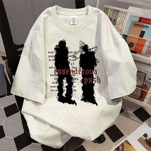 10 хлопковых уличных японских нишевых рубашек с короткими рукавами в ленивом стиле для женщин, летние модные топы для пар