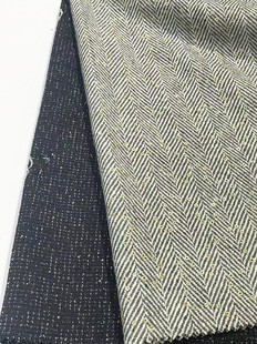 in stock Supply Embroidered Embroidered Pieces Herringman Woolen Coat Wool Material Shaoxing Fabric