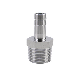304 stainless steel leather pipe thread thread pagoda connector 4 points pair of wire water pipe hose Union pagoda quick connector