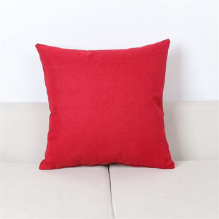 Modern Simple Linen Solid Color Pillow Case Sofa Pillow Case Plain Color Cushion Cover Office Sofa Soft Bag Large Cushion