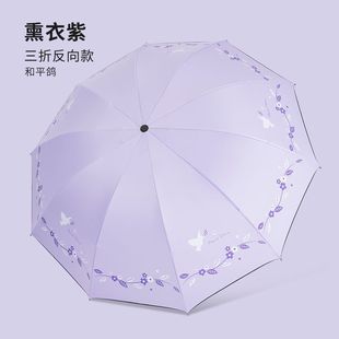 Large Umbrella Sunscreen Dual-purpose Umbrella for Men and Women Students Sunny Umbrella Folding Reinforced Wind Resistant Double Umbrella Strong and Durable