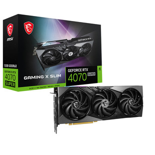 Волшебный дракон GeForce RTX 4070 SUPER 12G GAMING X SLIM