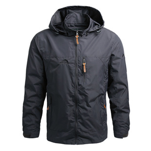 Cross-border 2022 Spring and Autumn Jacket Men's Trendy Foreign Trade Mountaineering Jacket Windbreaker Outdoor Sports Jacket Men's Wear