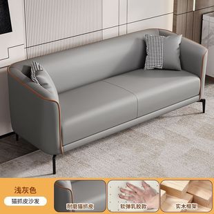 Technology Cloth Sofa Small Apartment Internet Celebrity Living Room Clothing Store Rental Room Two-Person Three-Person Light Luxury Vintage Small Sofa