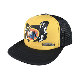 Factory Outlet Flat Hat Factory Men's Korean Wave Sunshade Outdoor Sponge Leisure CH Letter Embroidery Outlet Mesh Hat Women