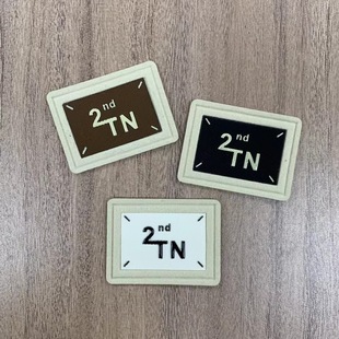 Rectangular High-grade Casual Cloth Sticker Soft Small Logo Clothes Decorative Logo Hole Sewing Repair Subsidy Simple Cloth Logo