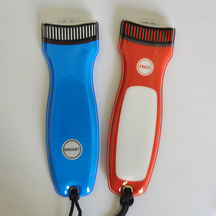 Production of PVC magnetic flashlight LED keychain light advertising promotion flashlight