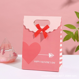 Love Gift Bag Bow Flip Small Gift Bag Full Moon Flip Gift Bag Cartoon Handbag Free Shipping