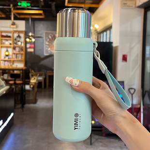 Thermos Cup Women's New 2024 High Color Value 316 Stainless Steel Cold Water Cup Men's Special Cup for Students