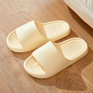 Dung-feeling Cute Slippers Women's Indoor Home 2025 New Thick Bottom Non-slip EVA Non-stinky Feet Couple Men's Sandals