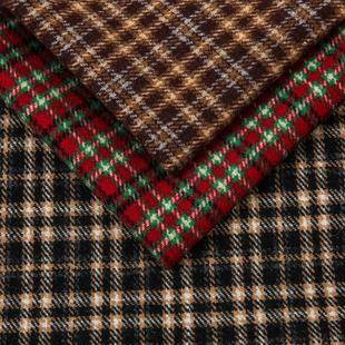 Autumn and Winter New Retro Woolen Plaid Fabric, Men's and Women's Outwears, Suits, Skirts, Outwear Fabrics