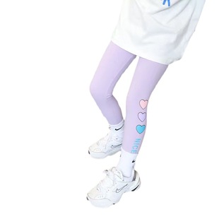 Girls' shark pants 2023 new spring and autumn love leggings children's pants baby girls' Barbie pants autumn thin