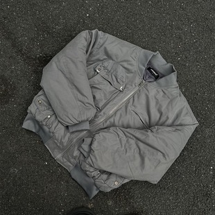 American-style Bomber Jacket Cotton-padded Coat cleanfit Overalls Men's Winter High-grade Shape Cotton-padded Coat
