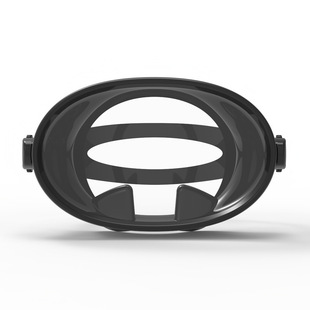 Professional large frame silicone adult sea diving mirror 180 degree wide field diving fisherman fishing diving mirror