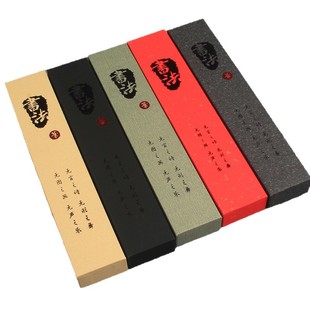 Single small regular script Special Paper wool pen box gilding calligraphy style lid box cultural supplies creative small regular script pen box