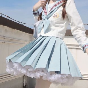 Lolita skirt support summer Lolita boneless cloud support daily violence pettiskirt cos underskirt can be worn outside all-matching