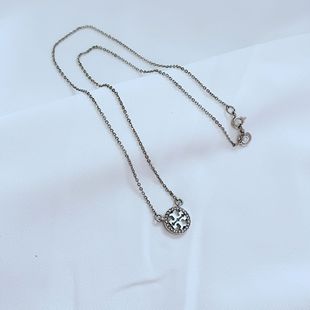 European and American fashion MILLER PAVE pendant necklace plated 18K gold double T LOGO light luxury jewelry wholesale