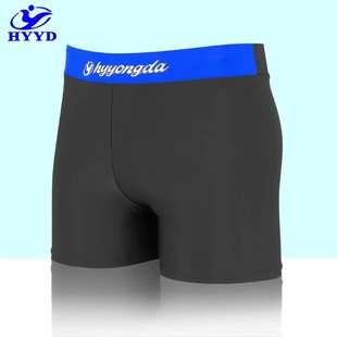 Новые модные однотонные мужские плавки, мужские плавки, большие Боковые боксеры, мужские плавки Hot Spring
