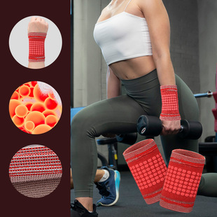 Outdoor sports pressure wristband men and women basketball mountaineering fitness weightlifting wristband sports warm protective gear