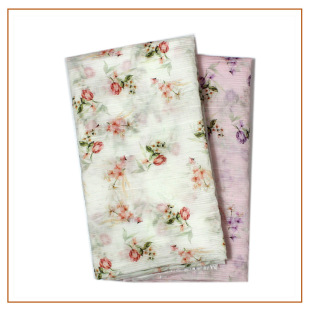 Fairy Strip Direct Spray Printed Fabric Women's Clothing Floral Shirt Fashion Skirt Dress Fabric Tencel Nylon Fabric