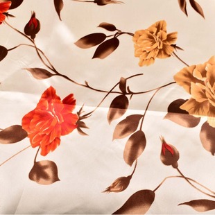 Malaysia women's headscarf new printing refreshing peony flower satin large square scarf scarf wholesale Yiwu scarf