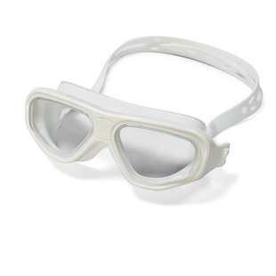 Hd Anti-fog Swimming Glasses Silicone Waterproof Plaid Children Adult Swimming Cap Earplugs Nose Clip Large Frame Swimming Goggles Wholesale