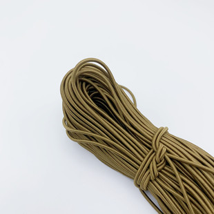 Elastic band color high elastic durable elastic line 2.5mm garment drawstring accessories round elastic rope manufacturers wholesale