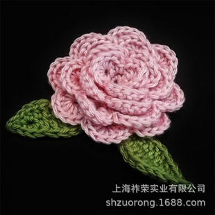 Factory Direct mohair hand crocheted small flower knitted flower cotton thread hand crocheted multi-layer small flower