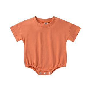 New Baby Boys and Girls Baby Summer Short-sleeved Triangle Bag Fart Clothes