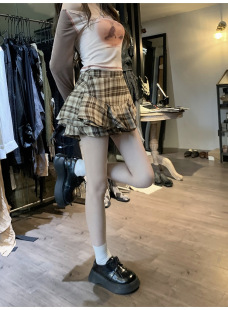 2023 Spring and Autumn New Korean style cat print pure desire T-shirt hot girl Sexy Slim short slimming bottoming shirt