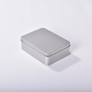 Makou Tobacco Box Portable Cosmetic Storage Box with Lid Jewelry Flip Thin Flat Travel Iron Box Foundation Blush Box