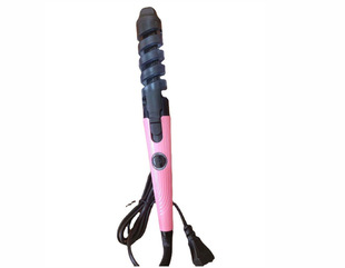 Foreign trade anti-scalding spiral curling iron ceramic glaze spiral screw rod constant temperature hair care curling iron manufacturers