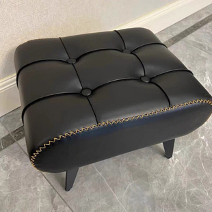 High-end Household Light Luxury Stool Dining Chair Stacked Bench Square Stool Dressing Dining Table Modern Living Room Simple Chair Low Stool