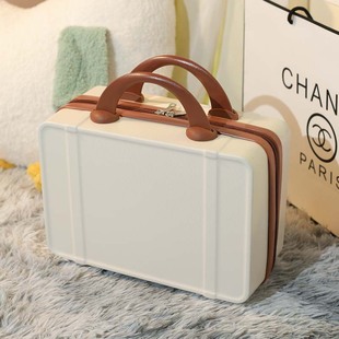 Small Makeup Bag Hand Luggage 14 Inch Convenient Small Fresh Mini Suitcase Girl's Color Storage Box