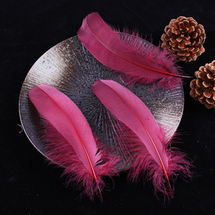 Factory direct color large floating feather DIY jewelry feather goose feather accessories raw materials wholesale