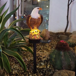 Solar Light Resin Light Eagle Garden Floor Light Outdoor Park Led Landscape Light Courtyard Decorative Lawn Light