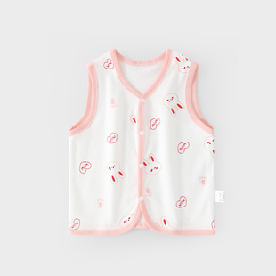 Small Banlang Baby Vest Single Layer Spring and Autumn Outer Wear Baby Vest Children's Newborn Boys and Girls Thin Pony Clip