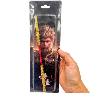 Black Myth Wukong Golden Cudgel Game Surrounding Toys Hand-made Ruyi Golden Cudgel All-metal Crafts Ornaments