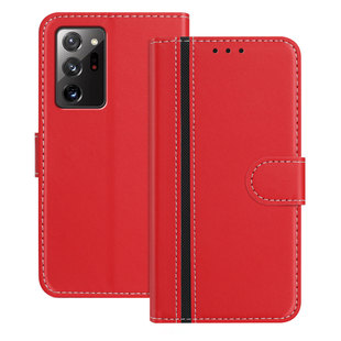 For Samsung S25 Ultra Mobile Phone Leather Case S24 FE New Splicing Color Card Wallet M54 Protective Case