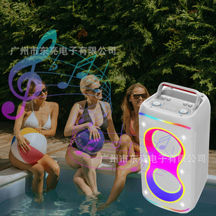 Новый трансграничный динамик Bluetooth открытый Party Крытый двойной динамик карта многофункциональный 60W громкость громкоговоритель