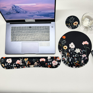 Memory cotton wrist mouse pad suit wrist protection girls cute office computer keyboard hand support anti-tendon sheath mouse