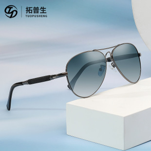 Topson Memory Frame Polarized Sunglasses for Men and Women Outdoor Driving Sunglasses Casual Fishing Toad Outdoor Glasses
